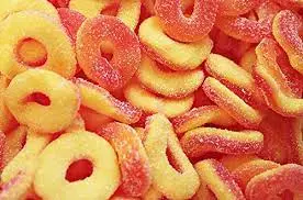 Sour Peach Rings Dulceplus 1 kg