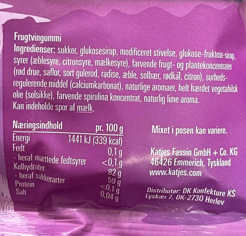 Eventyrland sour Katjes 80g