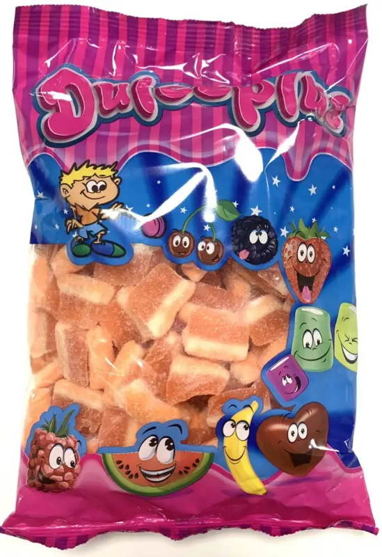 Sour Peach Slices Dulceplus 1 kg