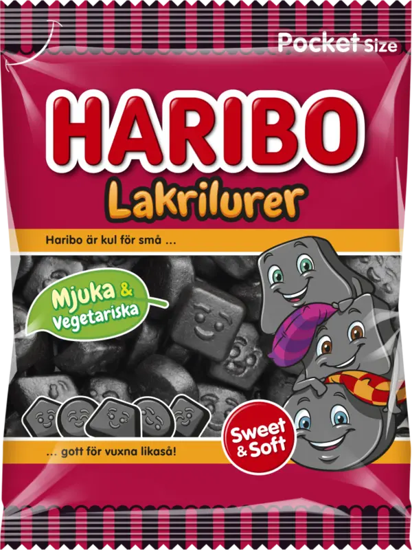 Lakrilurer Haribo 80g