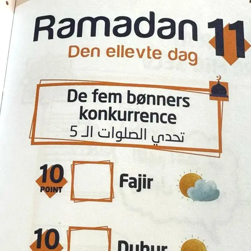 Ramadan Habibi aktivitetsbok
