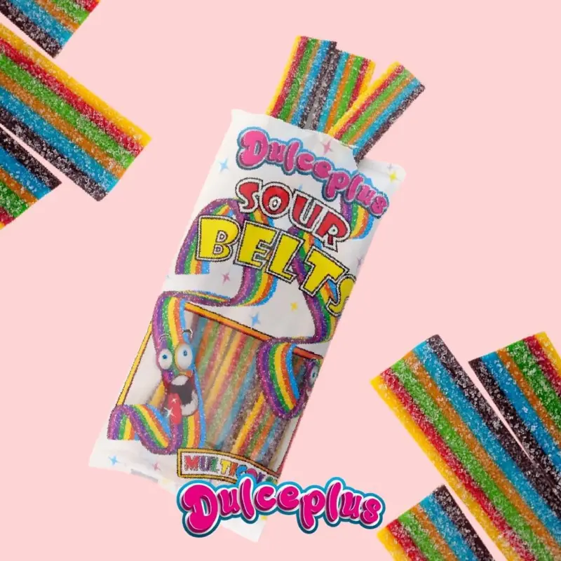 Sour Rainbow Belts Dulceplus 1,6 kg