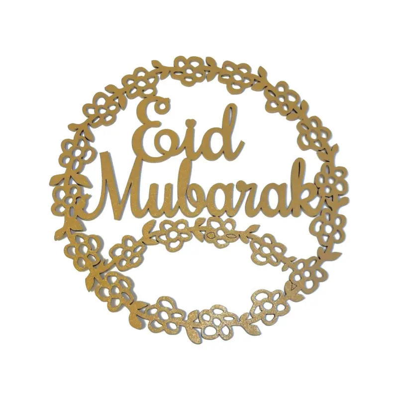Eid Mubarak Blomsterkrans Trädekoration