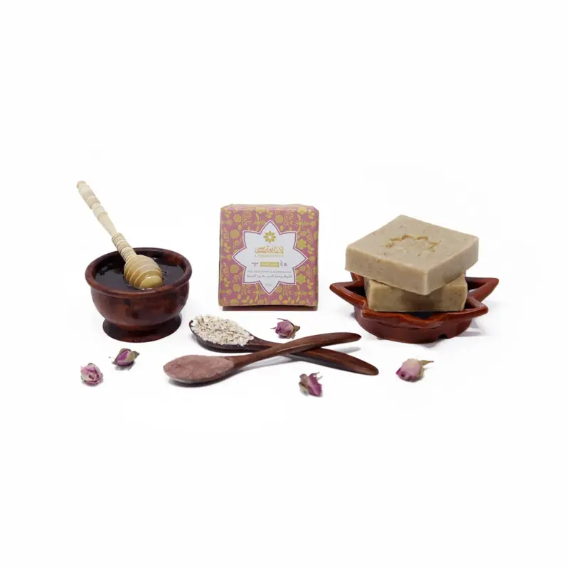 Madina Rose, Havre og Sidrhonning Sæbe 100g