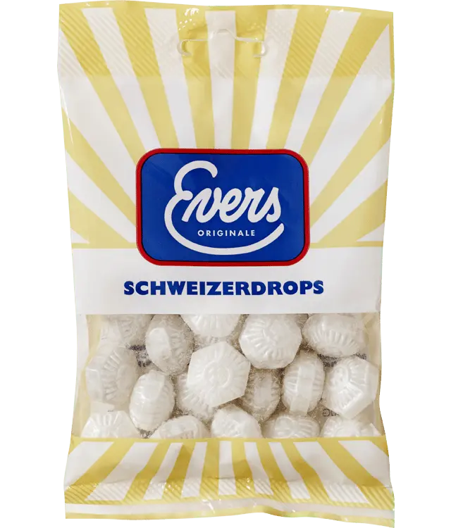 Schweizerdrops Evers 70 gr (bedst før 15-3-2026)