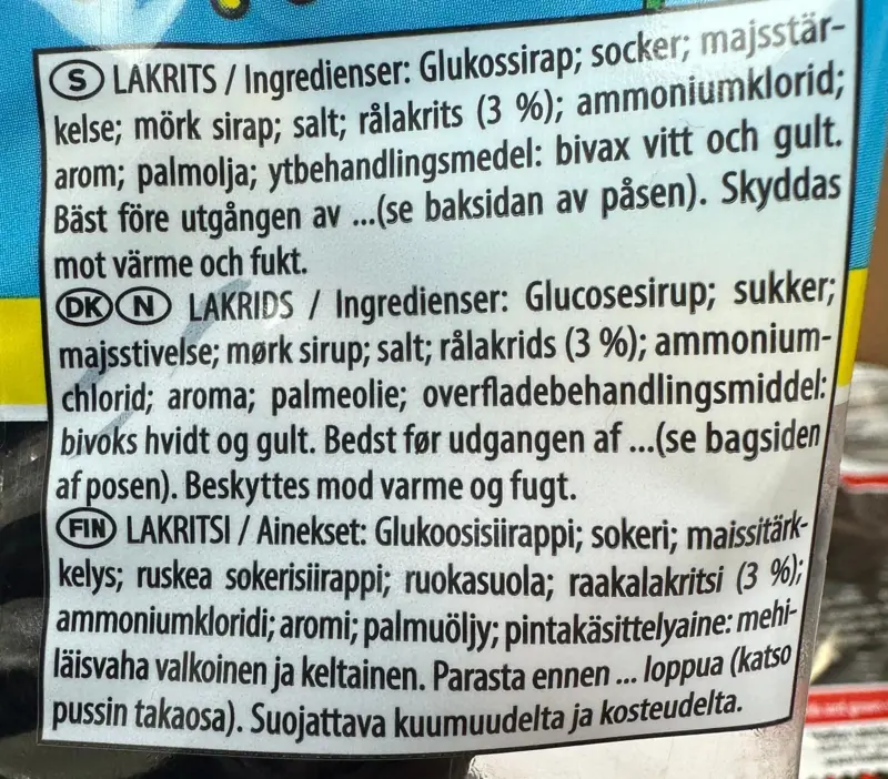 Nappar Lakrids Haribo 80g
