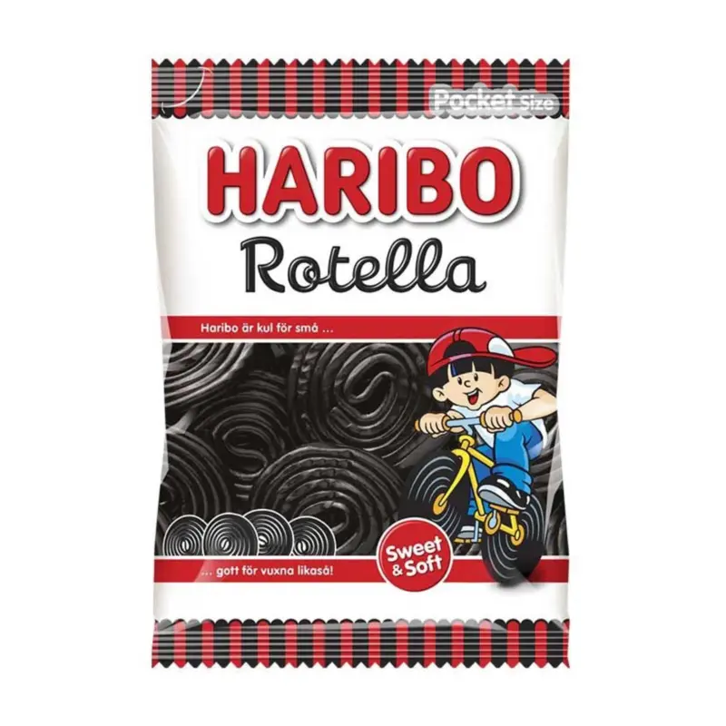 Rotella Lakritz Haribo 80g