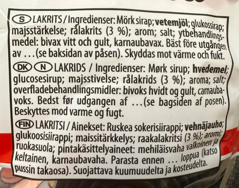 Rotella Lakritz Haribo 80g