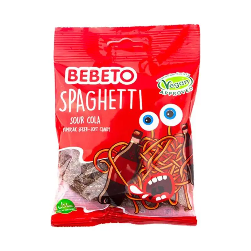 Saurer Cola-Spaghetti, vegan, Bebeto 80g