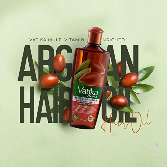 Vatika Morrokansk Argan hår olie 200 ml
