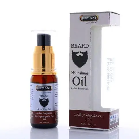 Beard Nourishing Oil Amber- Hemani 30ml (Bedst før 06.2026)
