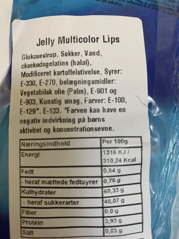 Multi Colour LIps Dulceplus 1 kg