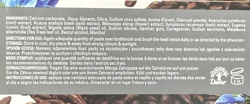 Dabur Blackseed Tandpasta, 100ml