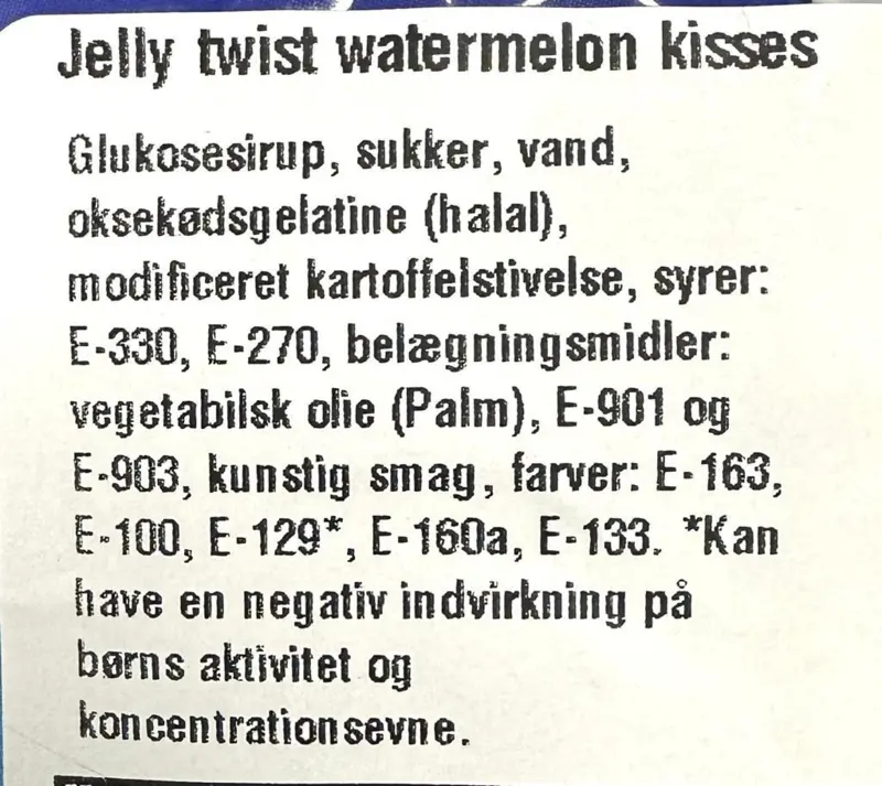 Jelly Twist Watermelon Küsse, Dulceplus, 1 kg