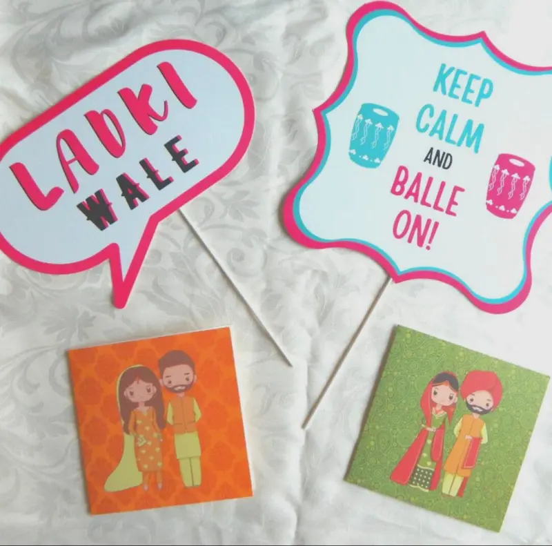 Desi Wedding fotorekvisitter