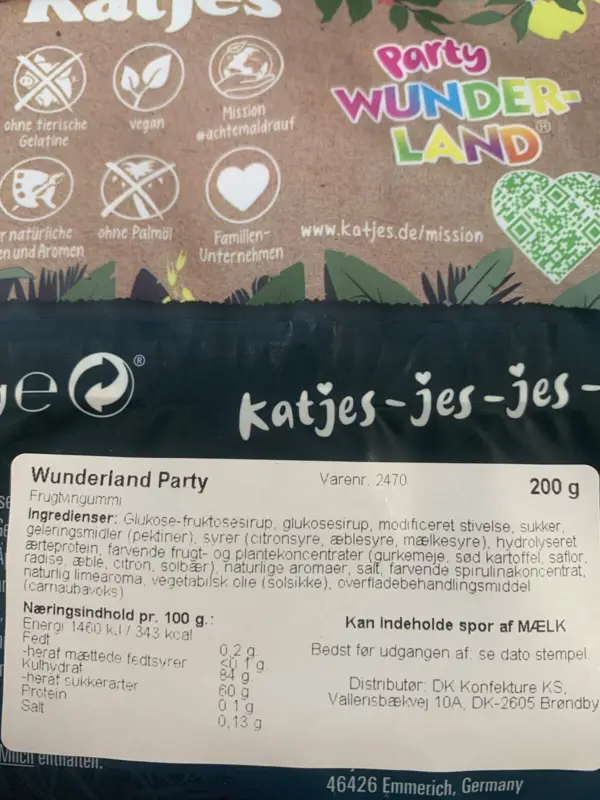 Katjes Party Wunder-Land 175 g