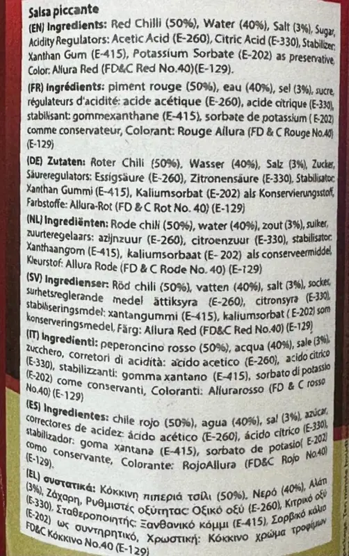 Hot Sauce, 270ml (Bedst før marts 2025)