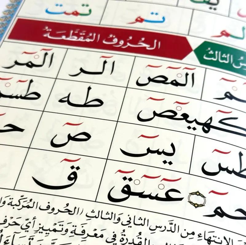 Noorani Qaida, A4 størrelse