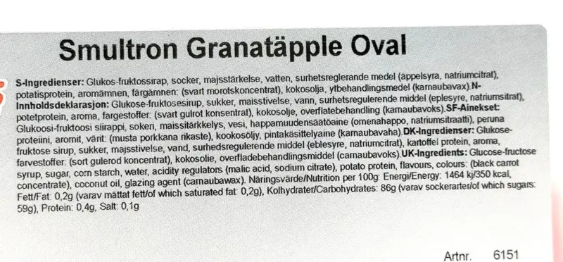 Ovaler Granatapfel - Bubs 1,4 kg