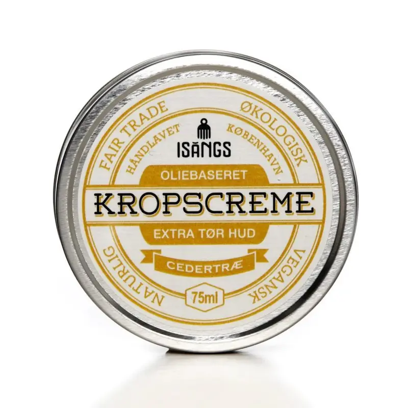 Kroppskräm för extra torr hud, cederträ, Isangs, 75ml