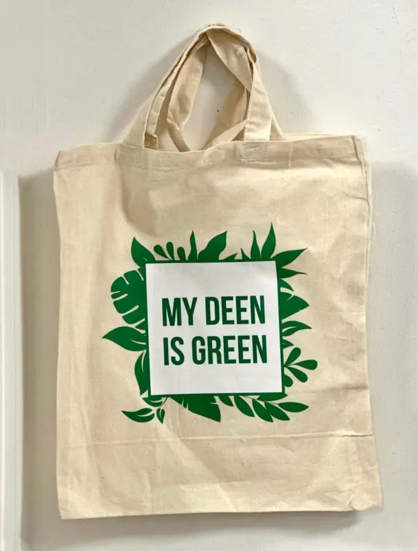 My Deen is Green Stofftasche