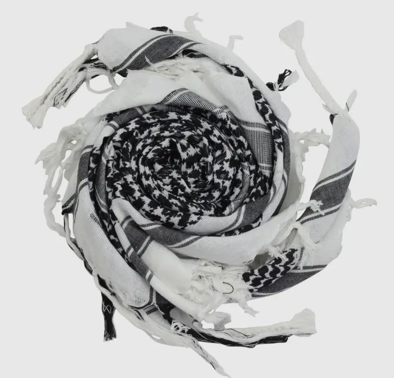 Hvid/Sort Keffiyeh