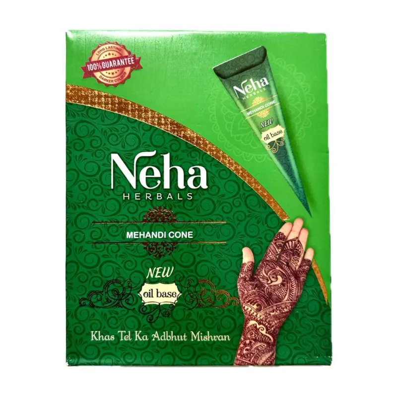 Mehndi/Henna Set, 12 Stück