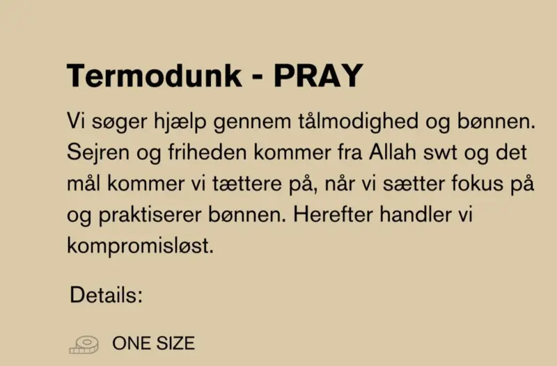 Pray Termodunk