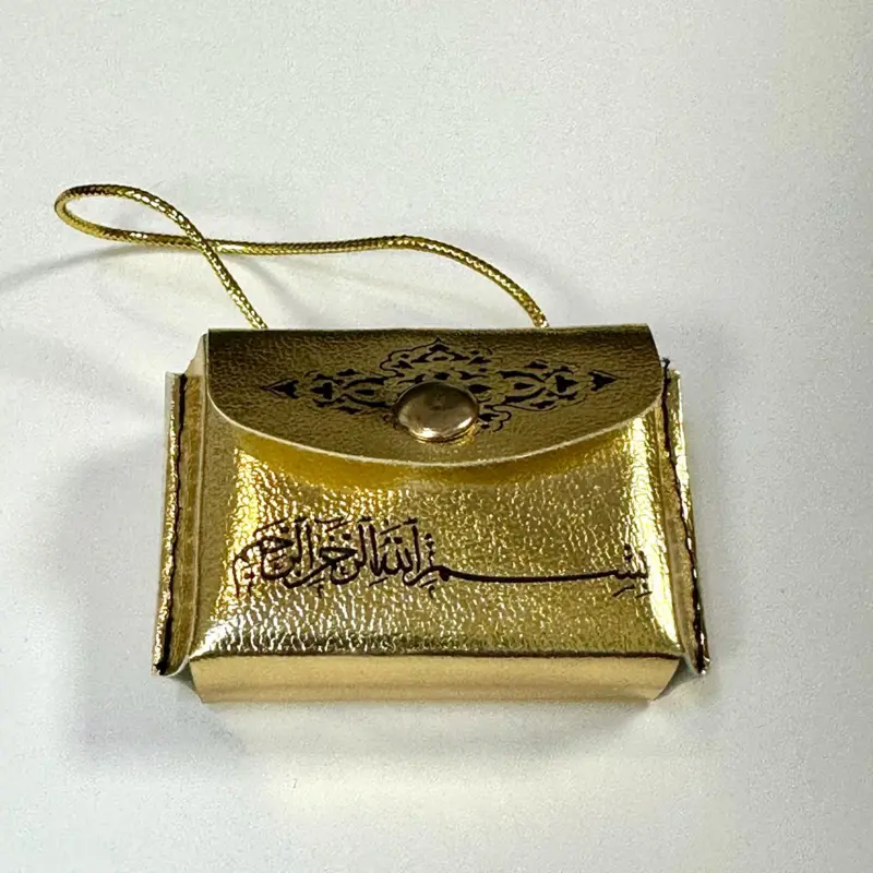 Mini Koran in der Tasche, Gold