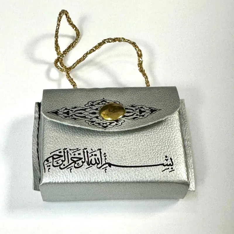 Mini-Koran in Tasche, Silber