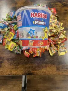 Haribo mini poser spand (1000 gr)