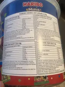 Haribo mini poser spand (1000 gr)