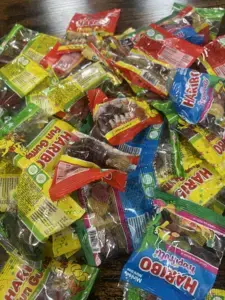 Haribo mini poser spand (1000 gr)
