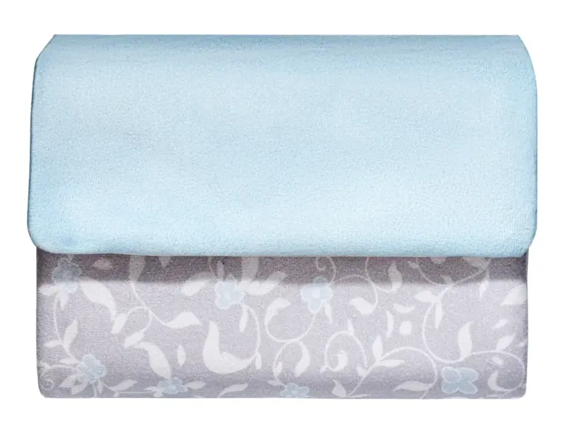 Sky Blue Floral Rejse Bedetæppe