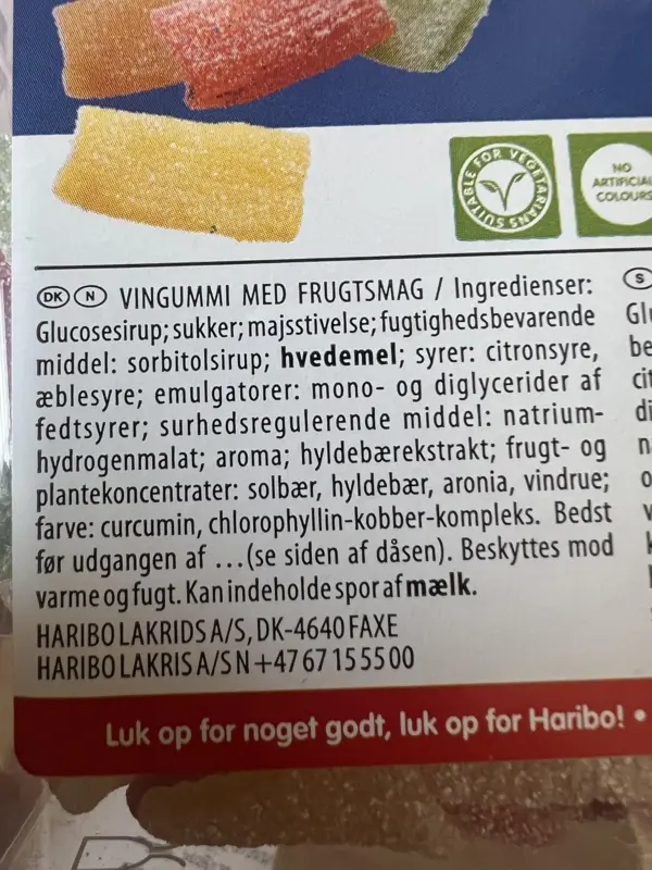 Pasta Frutta Haribo 2000 Gramm