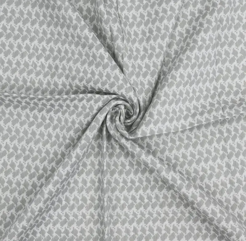 Palästina Schal, Keffiyeh, Weiß/Hellgrau