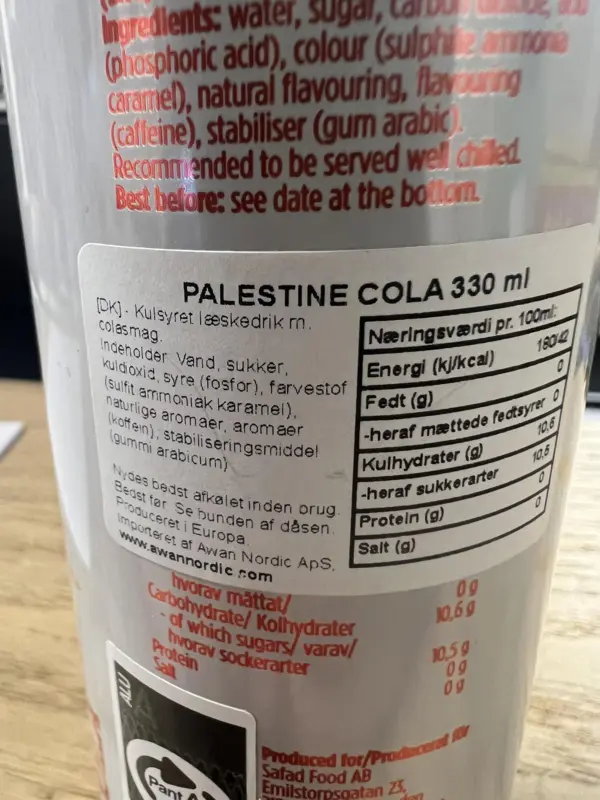 Palestine Cola, 330 ml