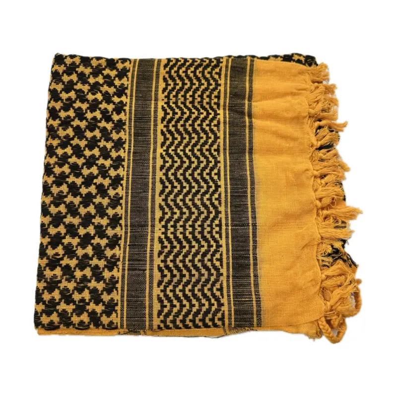 Palästina Schal, Keffiyeh, Orange/Schwarz