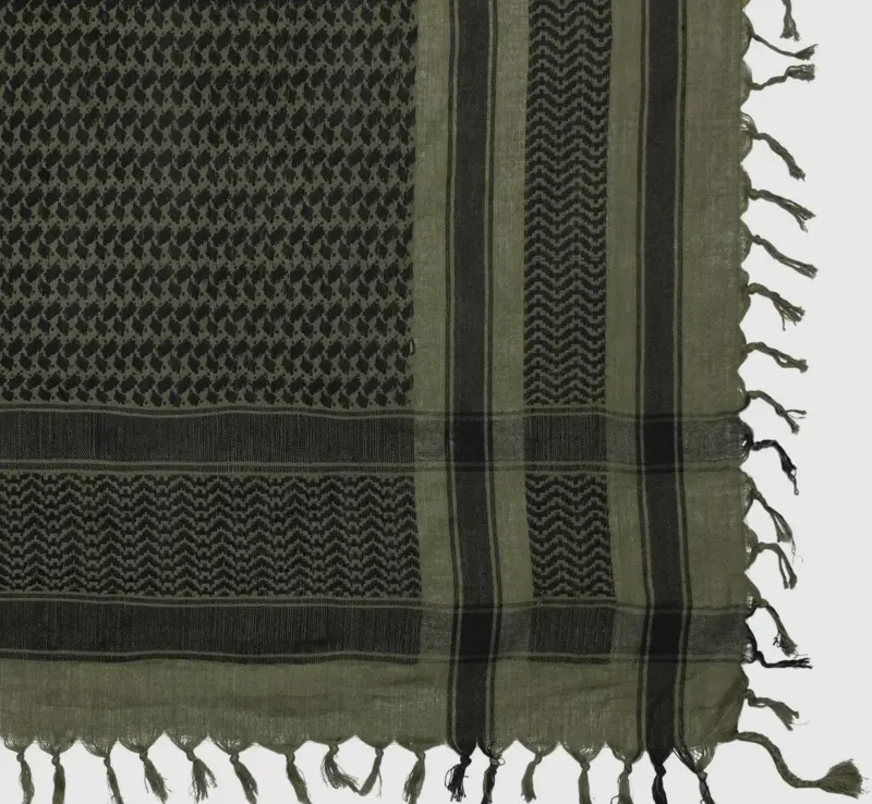 Oliviengrøn/Sort Keffiyeh