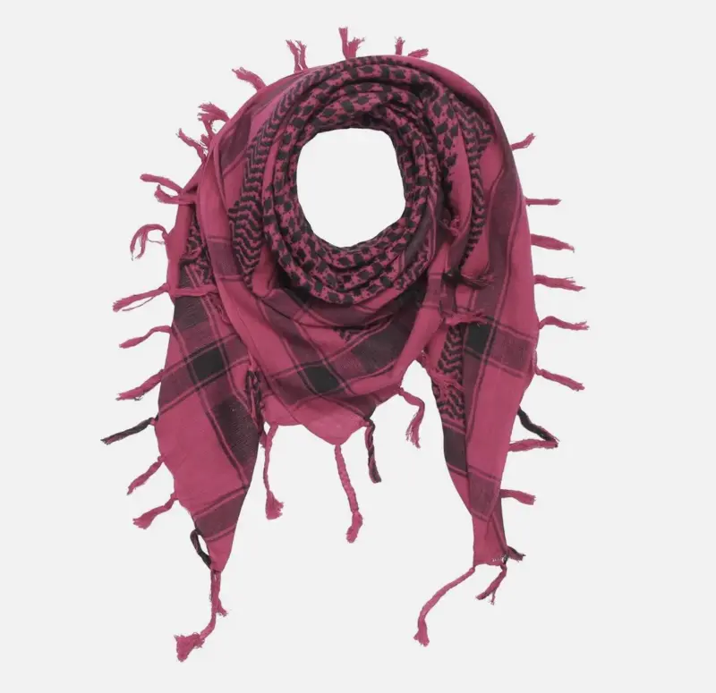 Palästina Schal, Keffiyeh, Pink/Schwarz