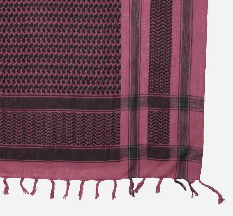 Palästina Schal, Keffiyeh, Pink/Schwarz
