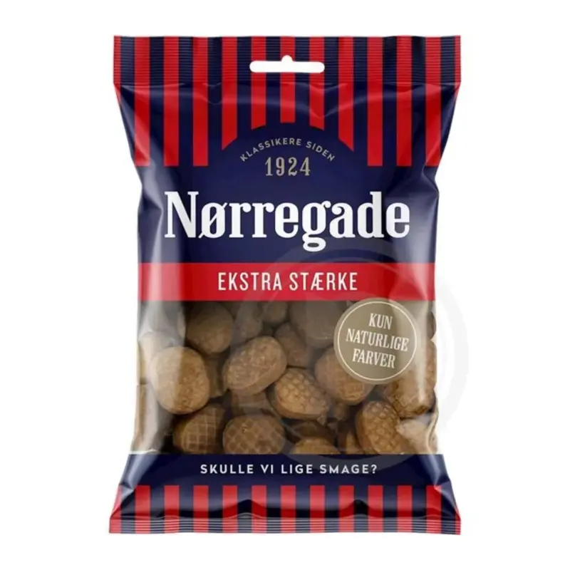 Nørregade Extra Stark, Lakritz, 100g