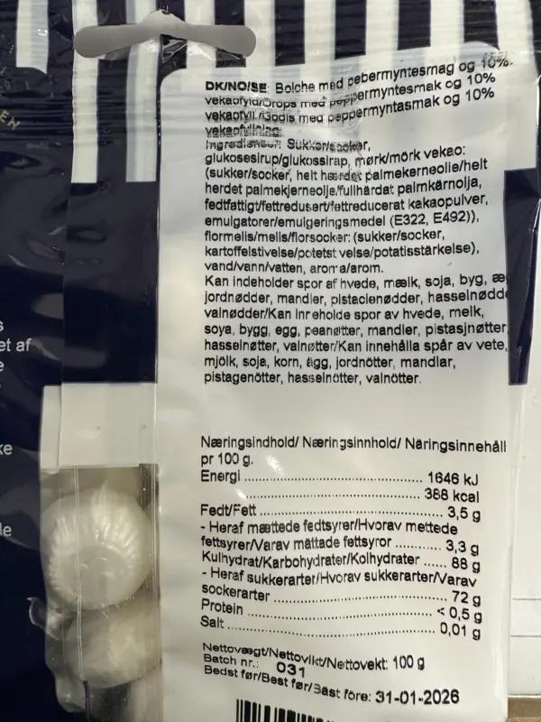 Schweitzer Drops, Nørregade 100g (bedst før 31-01-26)