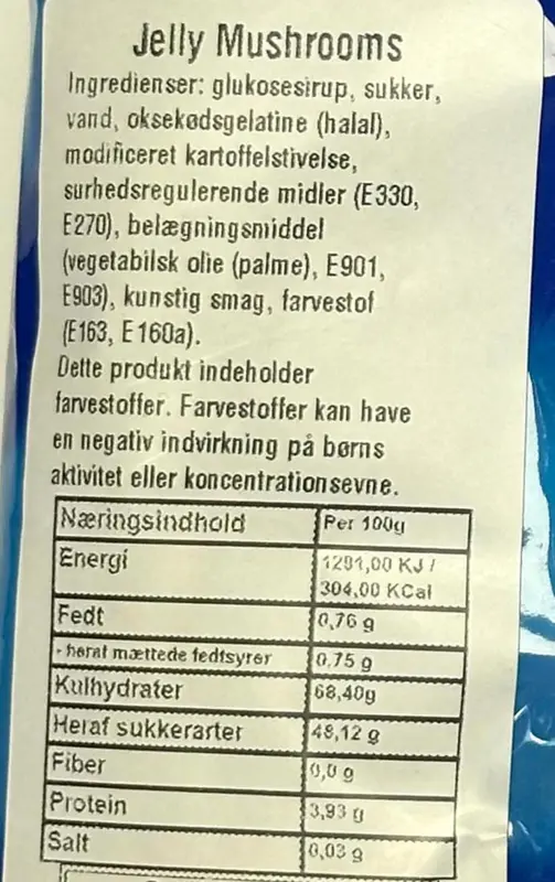 Jelly Mushrooms, Dulceplus, 1 kg