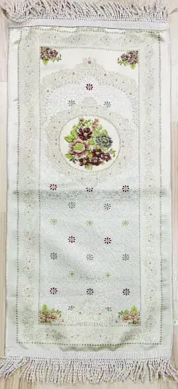 Luksus Bedetæppe i Guld/Creme farve