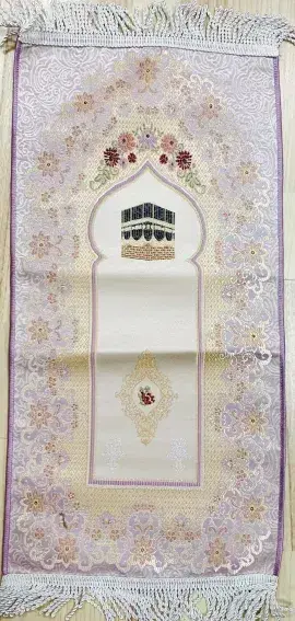 Luksus Kaaba bedetæppe i Guld/ Lilla