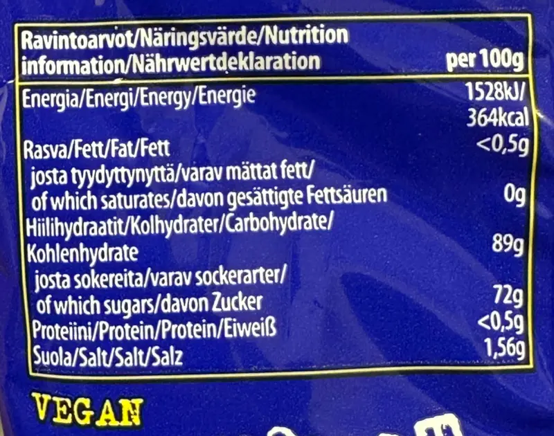 Turkisk peppar lakritskarameller, 120g