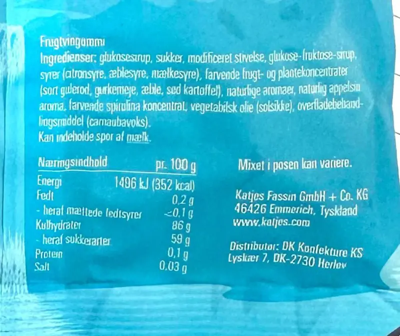 Katjes Eventyrland Rainbow Edition, 80g