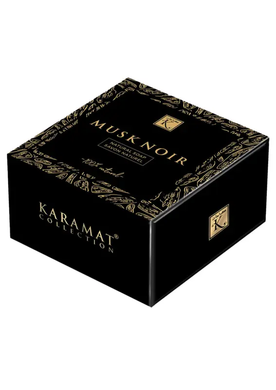 Sort Sæbe med Musk - Karamat Cosmetics 125gr