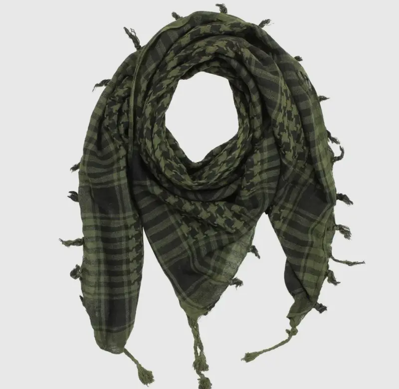 Army Grøn/Sort Keffiyeh
